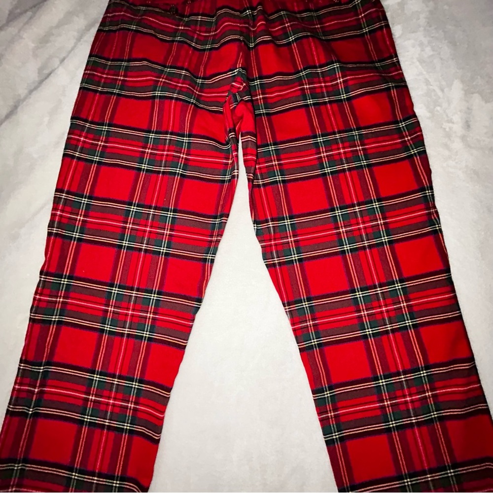 Castaway Men's Red and Green Plaid Pants size 32”x32” NEW - Picture 12 of 14